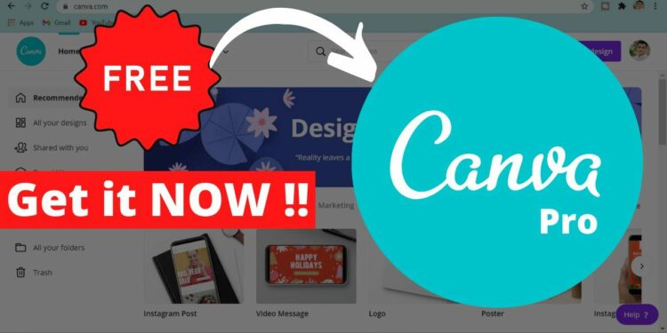 How To Get Canva Pro For Free in 2022
