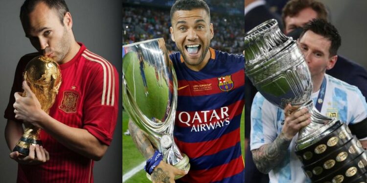 Top 10 Football Players With The Most Trophies In The Word 2023