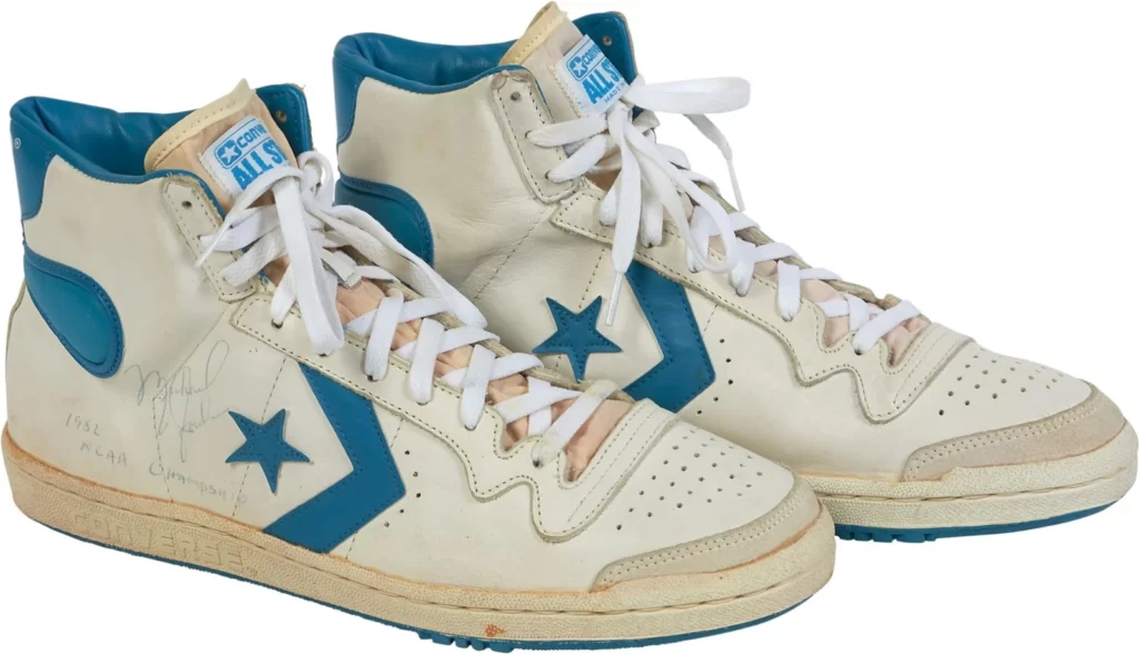 Michael Jordan’s Game Worn Converse Fastbreak Expensive Sneakers